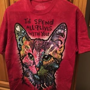 I’d Spend all 9 Lives with You! Sz Med T-Shirt NWT